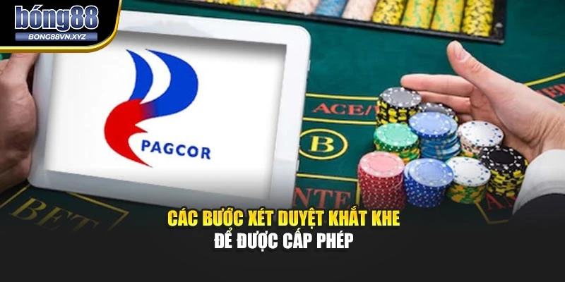 Các bước xét duyệt khắt khe để được cấp phép