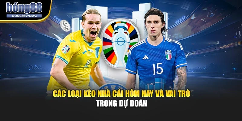 Các loại kèo nhà cái hôm nay và vai trò trong dự đoán