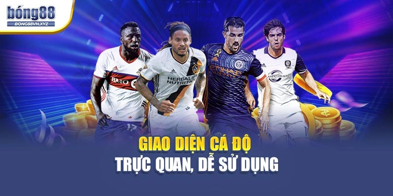 Giao diện cá độ trực quan, dễ sử dụng