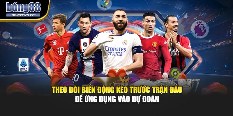 Theo dõi biến động kèo trước trận đấu để ứng dụng vào dự đoán